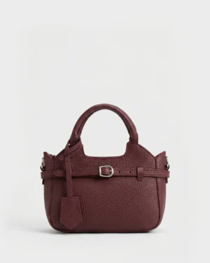 Lora burgundy brown