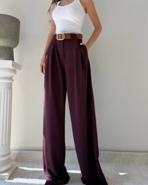 Veneta palazo burgundy