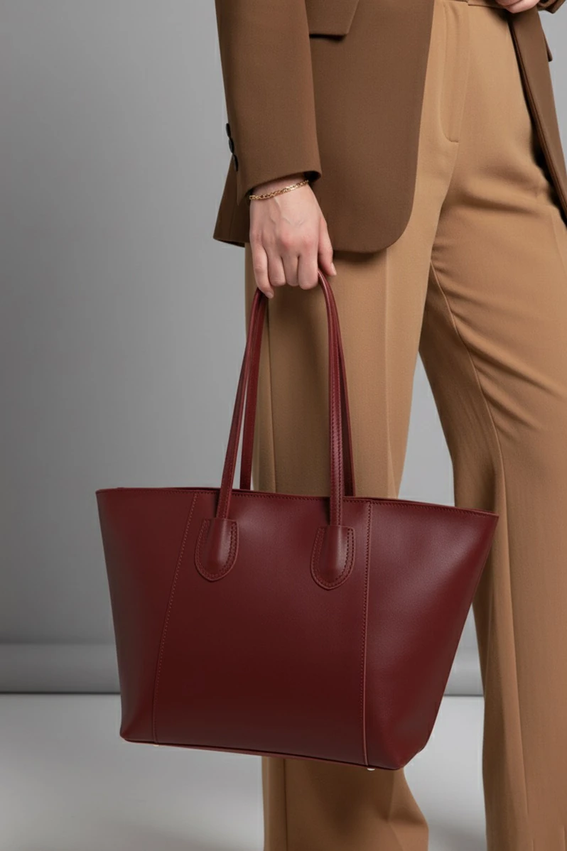 Zoe burgundy bag - Image 4